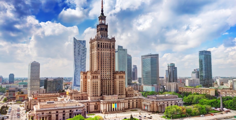financial district in poland
